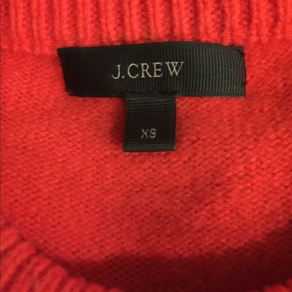 J. Crew Red Sweater